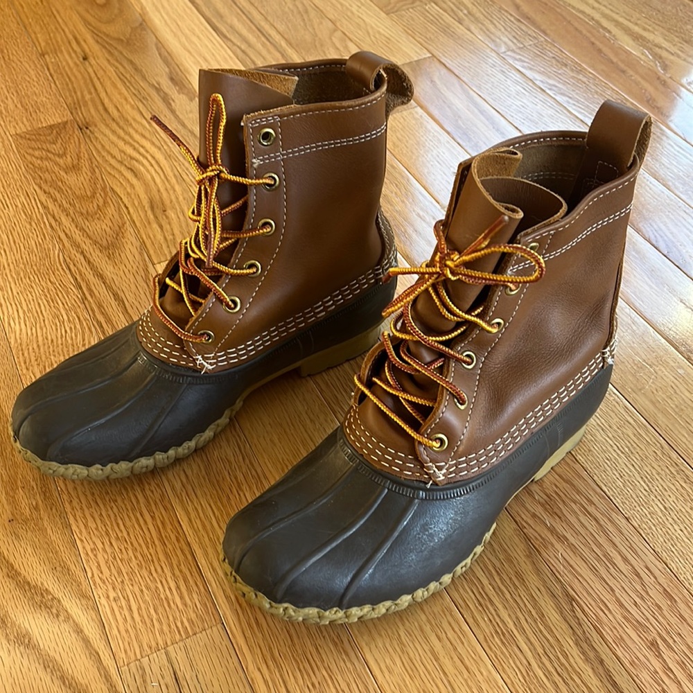 L.L. Bean 8” Duck Bean Boots (No Lining)